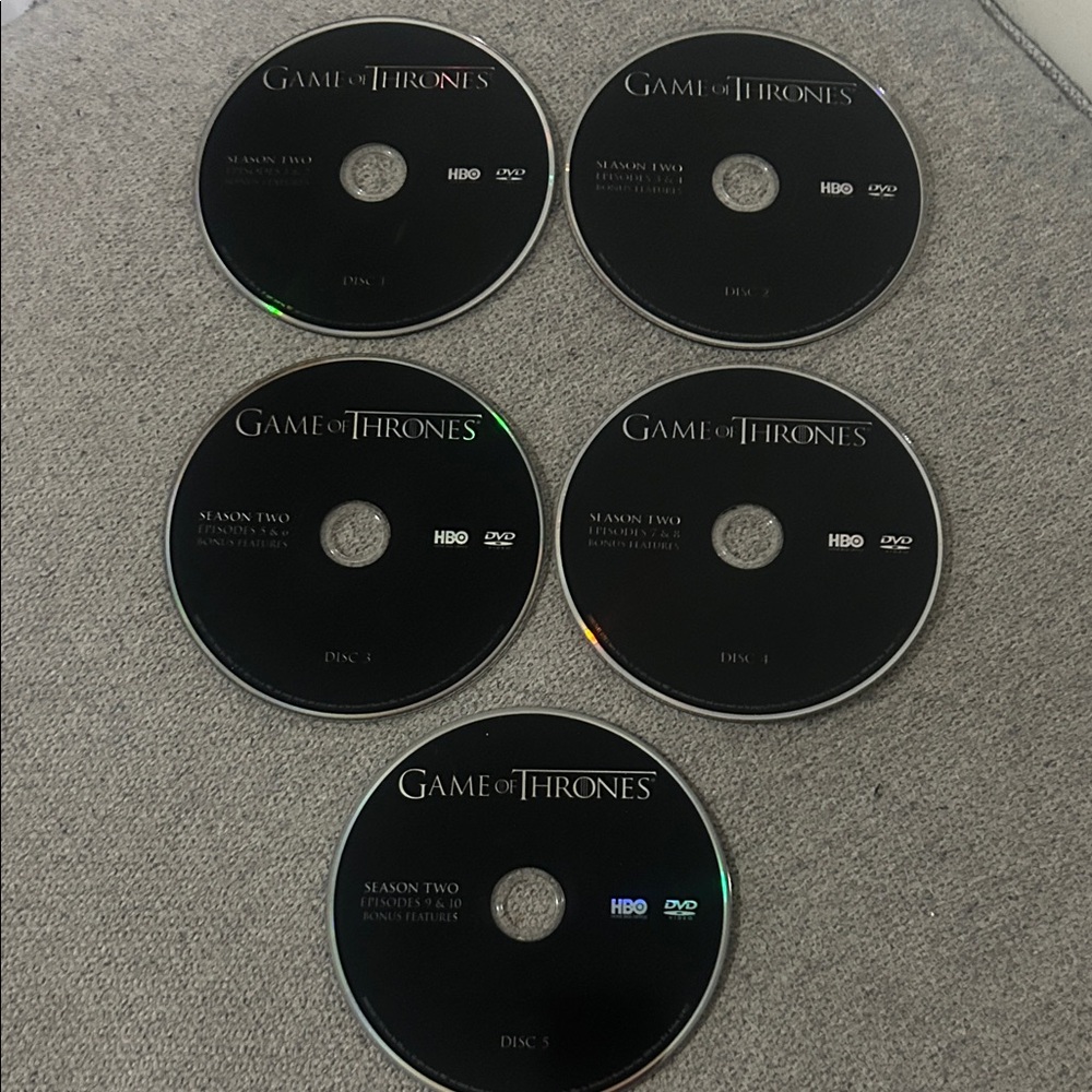 Game of Thrones Season 2 DVD Set